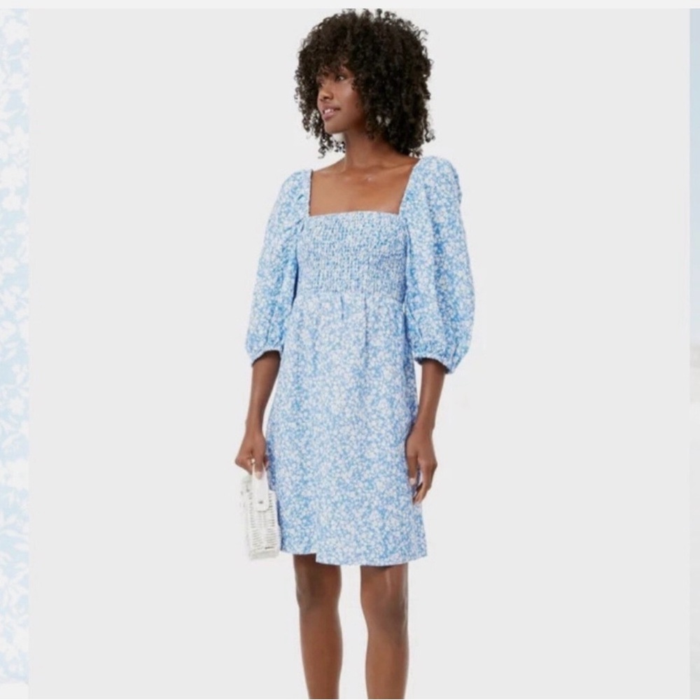 Tuckernuck Cameran Wimberly Blooms On Broad Annie Smocked Dress